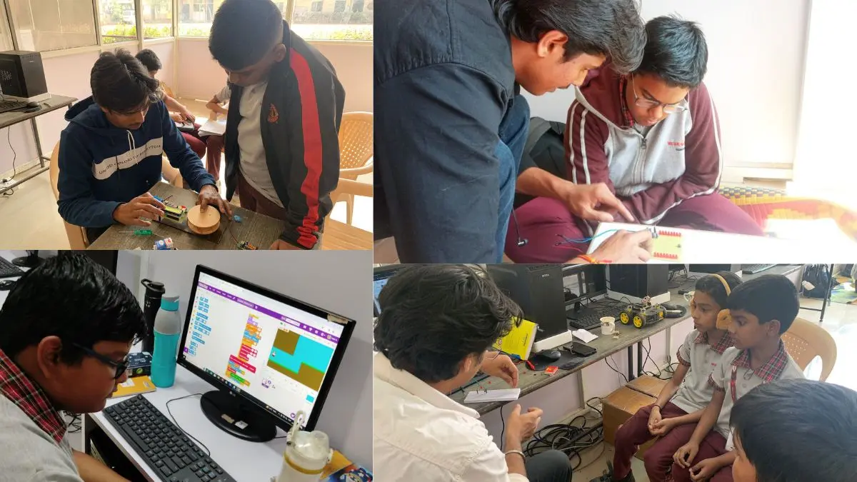 Meet the Young Innovators: Student Projects at the Robotics Exhibition in Best School in Dhanori