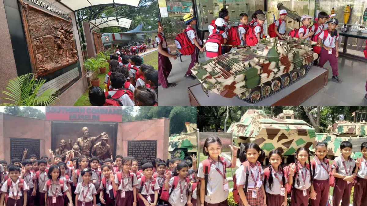 Memorable Moments from Our School in Dhanori Visit to the National War Museum