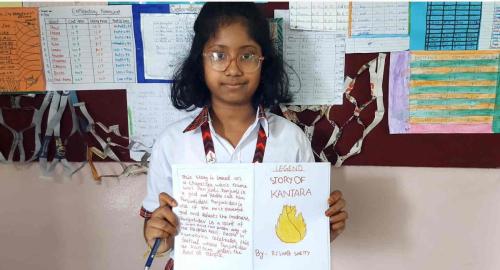 Making of book cover_result